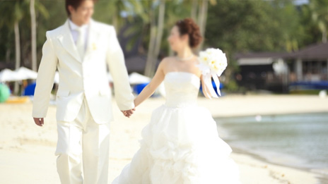 白色海灘婚禮
